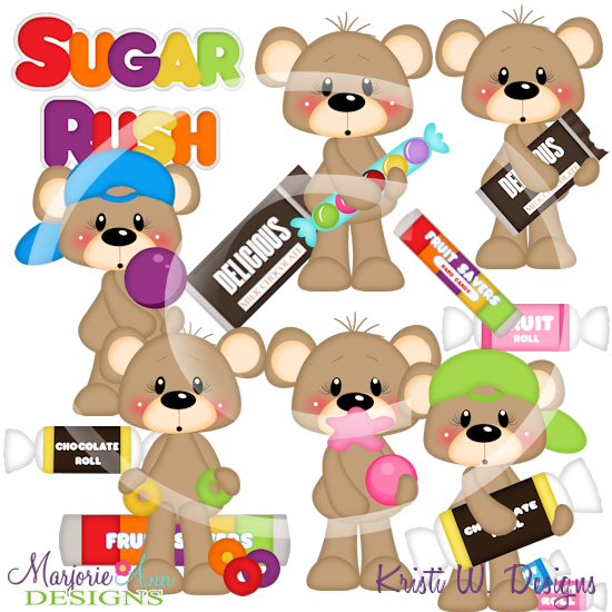 Franklin Sugar Rush SVG Cutting Files Includes Clipart - Click Image to Close
